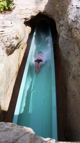 The Abyss water slide Atlantis Bahamas