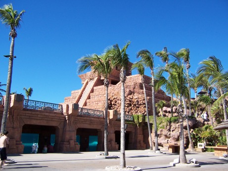 Atlantis Mayan Temple waterslides